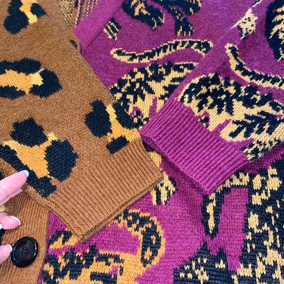 Farm Rio Leopard Cardigan - Picture 4 of 8